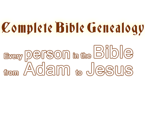 Adam To Jesus Family Tree Chart